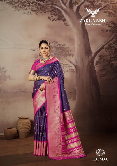 Zarkaashi sharini vol 3 banarasi silk direct saree